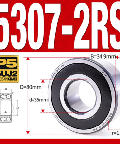 Vòng bi - bạc đạn 5307-2RS  (Phớt cao su - 35*80*34.9 mm)