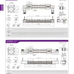 00220EB8S2203 eOD9l 1 EB8S2 Module truyền động tuyến tính dây đai Dòng EB (Mô-đun tuyến tính đai định thời đa năng)