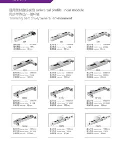 EB8 Module truyền động tuyến tính dây đai Dòng EB (Mô-đun tuyến tính đai định thời đa năng) 7 00220EB8ZR201 UJa5B 3
