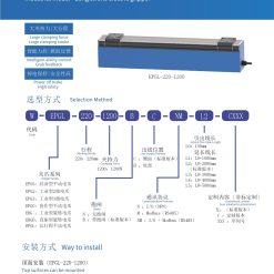 00220EPGL 200 1200201 z9y s EPGL-200-1200 Module kẹp hành trình dài Dòng EPGL (Hành trình dài, Lực kẹp lớn)