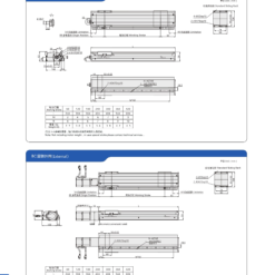 00220QF10202 pmTqm 2 QF10 Module truyền động tuyến tính vít me Dòng QF (Siêu mỏng, Hành trình ngắn)