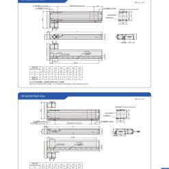 00220QF12202 ZTpVl 2 QF12 Module truyền động tuyến tính vít me Dòng QF (Siêu mỏng, Hành trình ngắn)