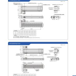 00220QF13202 XIIye 2 QF13 Module truyền động tuyến tính vít me Dòng QF (Siêu mỏng, Hành trình ngắn)