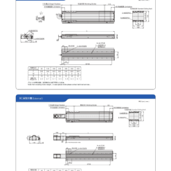 00220QF14202 tfHk 2 QF14 Module truyền động tuyến tính vít me Dòng QF (Siêu mỏng, Hành trình ngắn)