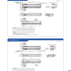 00220QF8201 FCQxZ 4 QF8 Module truyền động tuyến tính vít me Dòng QF (Siêu mỏng, Hành trình ngắn)