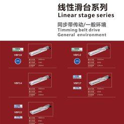 00220VBF22201 4bRuX 1 VBF22 Module truyền động tuyến tính dây đai Dòng VBF (Bệ trượt tuyến tính dây đai định thời)