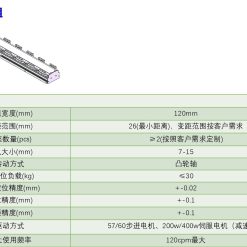 00220VBJ12201 QuzFf VBJ12 Module truyền động tuyến tính thanh răng Dòng VBJ (Đa chuyển động, Có thể tùy chỉnh)