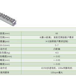 00220VBJ6201 HMBxC VBJ6 Module truyền động tuyến tính thanh răng Dòng VBJ (Đa chuyển động, Có thể tùy chỉnh)