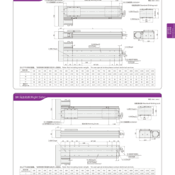 00220VC12203 aNF25 1 VC12 Module truyền động tuyến tính vít me Dòng VC (Chống xoắn, Tải trọng nặng)
