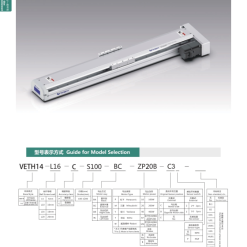 00220VETH14201 gq7bZ 1 VETH14 Module truyền động tuyến tính vít me Dòng VETH