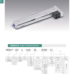 00220VETH17201 6dIQZ 1 VETH17 Module truyền động tuyến tính vít me Dòng VETH