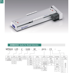 00220VETH22205 lKnR 1 VETH22 Module truyền động tuyến tính vít me Dòng VETH