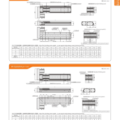 00220VF10205 YnEes 1 VF10 Module truyền động tuyến tính vít me Dòng VF (Chống xoắn)