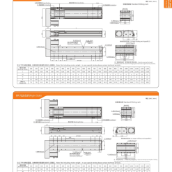 00220VF12202 3hGOm 1 VF12 Module truyền động tuyến tính vít me Dòng VF (Chống xoắn)