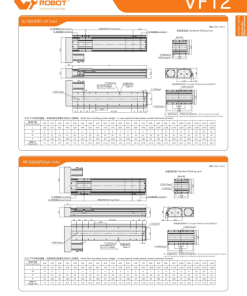 VF12 Module truyền động tuyến tính vít me Dòng VF (Chống xoắn) 11 00220VF12202 3hGOm 1