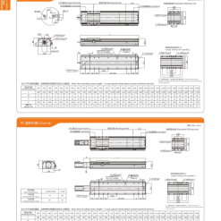 00220VF14204 DNqeG 1 VF14 Module truyền động tuyến tính vít me Dòng VF (Chống xoắn)