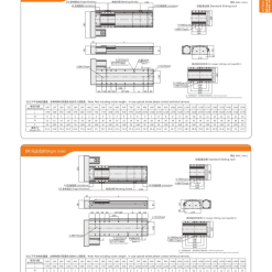 00220VF17203 81Vdq 1 VF17 Module truyền động tuyến tính vít me Dòng VF (Chống xoắn)
