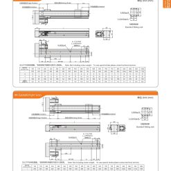 00220VF6201 tONAr 1 VF6 Module truyền động tuyến tính vít me Dòng VF (Chống xoắn)