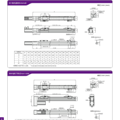 00220VFTH4202 PfiDW 1 VGTH4 Module truyền động tuyến tính vít me Dòng VGTH