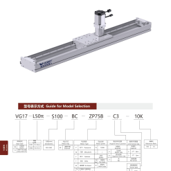 00220VG17201 mXMHB VG17 Module truyền động tuyến tính thanh răng Dòng VG (Mô-đun thanh răng & bánh răng)