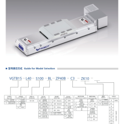 00220VGTB15201 Wdgw1 1 VGTB15 Module truyền động tuyến tính dây đai Dòng VGTB (Dẫn hướng tuyến tính tích hợp, Tiêu chuẩn TOYO)