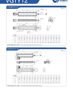 VGTY12 Module truyền động tuyến tính vít me Dòng VGTY (Mô-đun xi lanh điện tích hợp) 7 00220VGTY12204 YvUn8 2