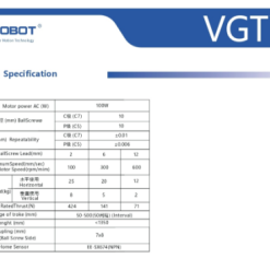 00220VGTY4202 IhOYj 1 VGTY4 Module truyền động tuyến tính vít me Dòng VGTY (Mô-đun xi lanh điện tích hợp)