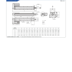 00220VGTY8201 kNrD 1 VGTY8 Module truyền động tuyến tính vít me Dòng VGTY (Mô-đun xi lanh điện tích hợp)