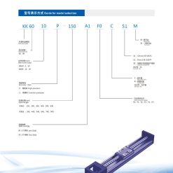 00220VKK60201 8dyoX 1 VKK60 Module truyền động tuyến tính vít me Dòng KK (Khung thép)