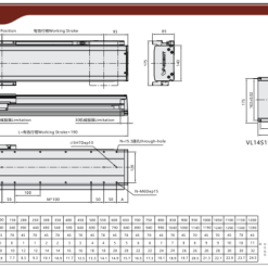 00220VL14202 fOLGM VL14 Động cơ tuyến tính Dòng VL (Bộ truyền động động cơ tuyến tính bán kín)
