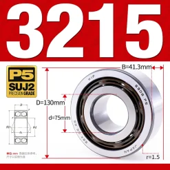 Vòng bi - bạc đạn 3215 (Không phớt - 75*130*41,3 mm)