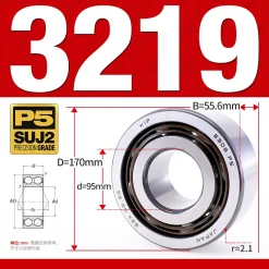 Vòng bi - bạc đạn 3220 (Không phớt - 00*180*60,3 mm)