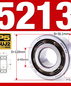 Vòng bi - bạc đạn 5213 (Không phớt - 65*120*38.1 mm)