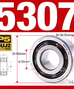 Vòng bi - bạc đạn 5307 (Không phớt - 35*80*34,9 mm)