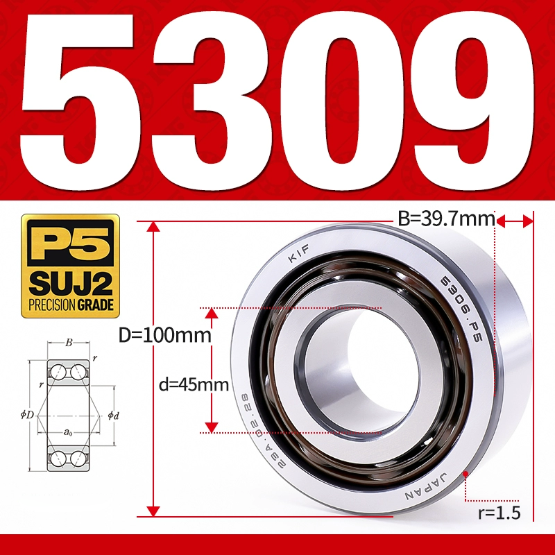 Vòng bi - bạc đạn 5309 (Không phớt - 45*100*39,7 mm)