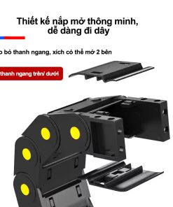 Xích nhựa cầu dòng 65* nắp kín - hở