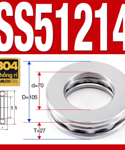 Vòng bi - bạc đạn SS51214 (Chặn trục - Inox 304 - 0*105*27 mm)