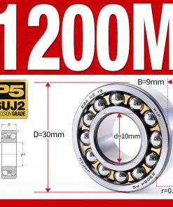 Vòng bi - bạc đạn tự lựa 1200M (Chịu nhiệt - vòng cách bi Đồng -  10*30*9 mm)