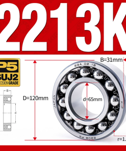 Vòng bi - bạc đạn tự lựa 2213K (Lỗ côn - 65*120*31 mm)