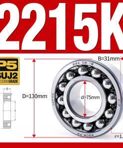 Vòng bi - bạc đạn tự lựa 2215K (Lỗ côn - 75*130*31 mm)