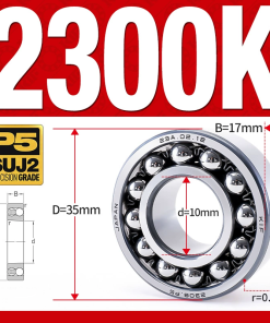 Vòng bi - bạc đạn tự lựa 2300K (Lỗ côn - 10*35*17 mm)