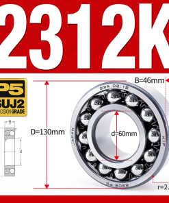 Vòng bi - bạc đạn tự lựa 2313K (Lỗ côn - 65*140*48 mm)