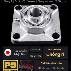 00620GE1BB91i20C491E1BBA120Inox20SUCF200203 q6Jgr Gối đỡ vòng bi SUCF209 (Inox 440C - Đường kính trong 45 mm)
