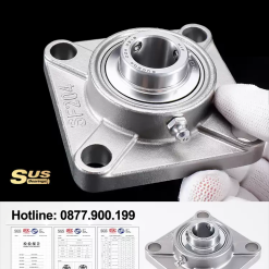 00620GE1BB91i20C491E1BBA120Inox20SUCF200204 ycr6O Gối đỡ vòng bi SUCF209 (Inox 440C - Đường kính trong 45 mm)