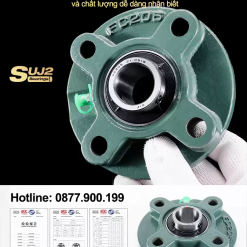 00620GE1BB91i20C491E1BBA120UCFC200201 hDQ6P Gối đỡ vòng bi UCFC202 (Tiêu chuẩn - Đường kính trong 15 mm)