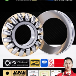 00620VC3B2ng20bi2029400201.r ZEzbt Vòng bi đĩa bay chặn trục - bạc đạn cà na chặn trục 29414E (lồng cách bi Thép - 70*150*48 mm)