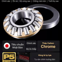 00620VC3B2ng20bi2029400201 Q6Tg3 Vòng bi đĩa bay chặn trục - bạc đạn cà na chặn trục 29414E (lồng cách bi Thép - 70*150*48 mm)