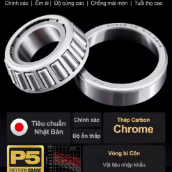 00620VC3B2ng20bi2030200204 Y9Bqk Vòng bi côn 1 dãy bi - bạc đạn bánh xe 32344 (Kích thước - 220*460*154 mm)