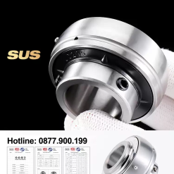 00620VC3B2ng20bi20gE1BB91i20C491E1BBA120SUC200206 Lo3TA Vòng bi gối Inox 440C SUC2xx