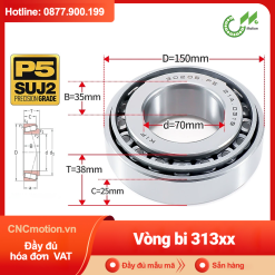 Vòng bi côn 1 dãy bi 313xx